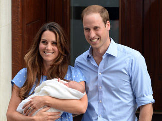 William, Kate et baby George