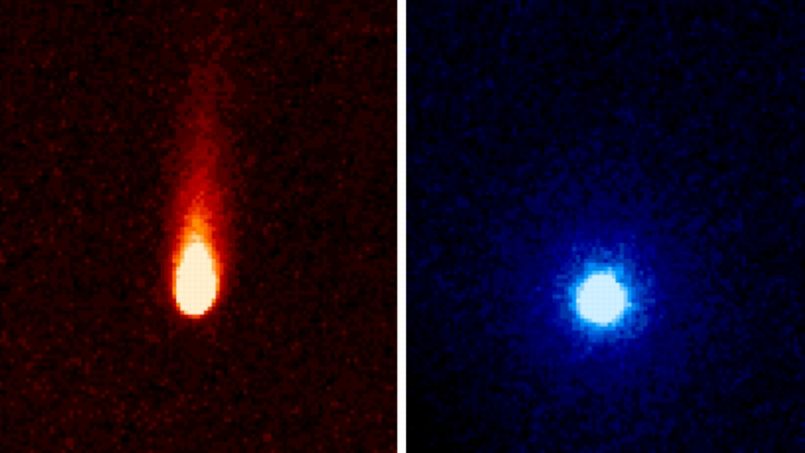 Les deux chevelures de la comète Ison