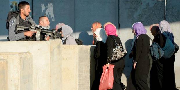 Israël_Check-point_Palestiniens