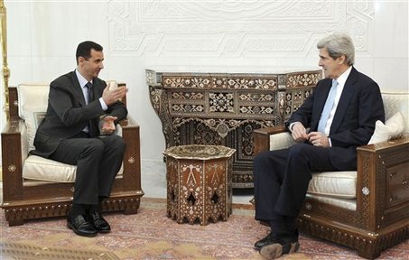Kerry, Bashar