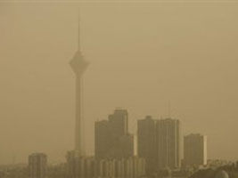 Tempête de sable en Iran
