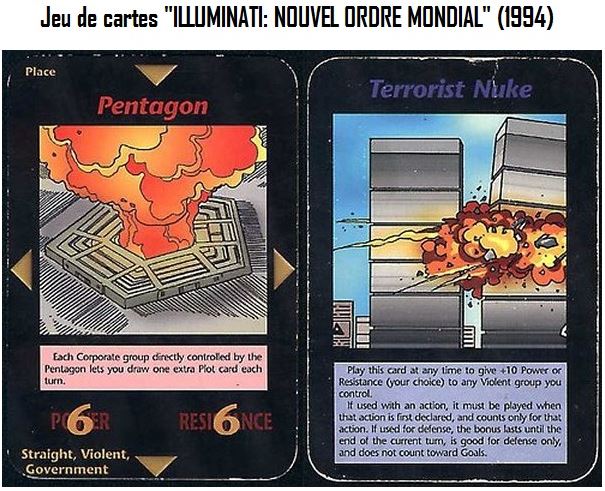 Jeu de cartes Illuminati : Nouvel Ordre mondial (1994) 11 septembre
