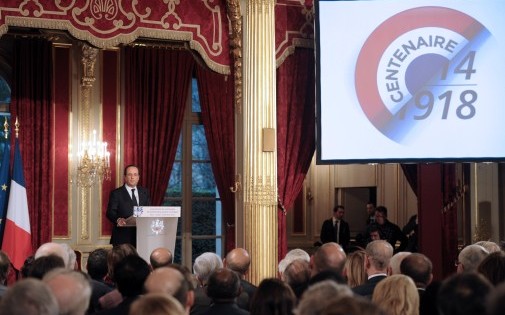 François Hollande à l'Élysée, le 7 novembre 2013