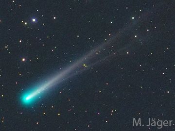 Cette photo d'ISON prise le 10 novembre montre que la comète commence à avoir plusieurs queues. 