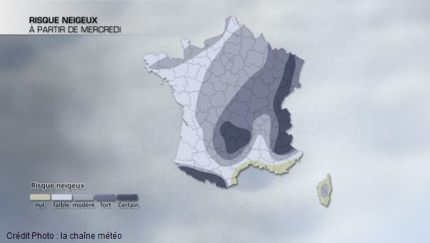 Météo France, neige et froid 18.11.2013