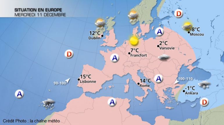 Météo Europe, froid et neige Balkans et Turquie