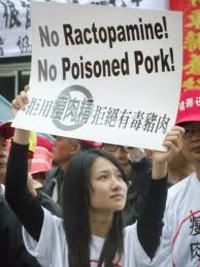 Manifestations Taiwan contre le porc américain nourri à la ractopamine