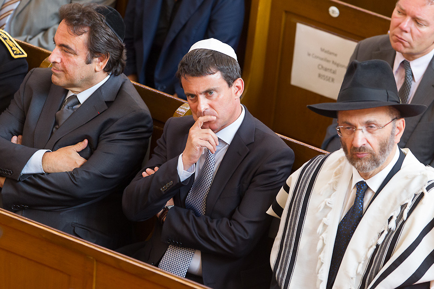 Manuel Valls synagogue