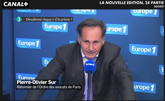 Pierre-Olivier Sur, bâtonnier de Paris