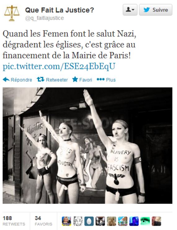 Femen que fait la justice