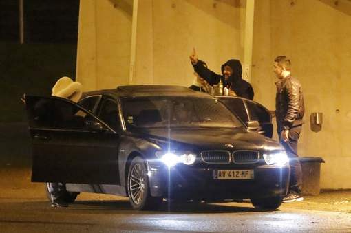 Dieudonné à la sortie du Zenith de Nantes, le 09.01.2014