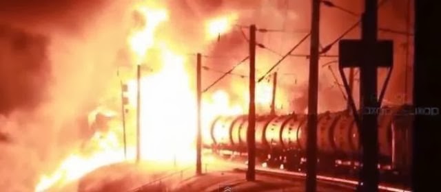 russie incendie train kirov