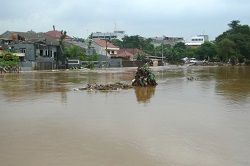 Kampung Melayu sous les eaux