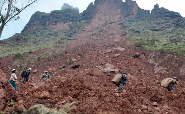 glissement de terrain, Chuypakasa en Bolivie