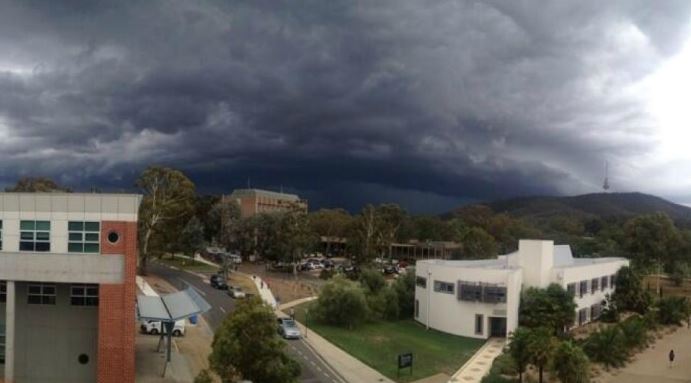Orage Canberra, Australie