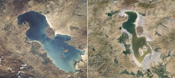 le lac Orumiyeh