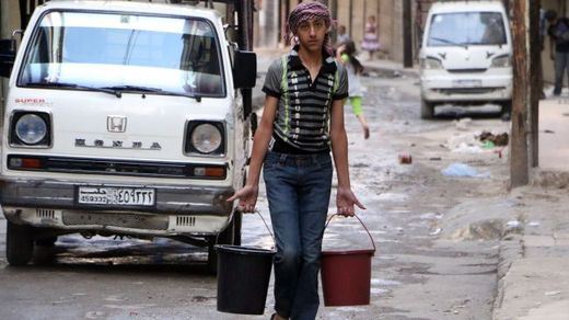 Aleppo water supplies cut