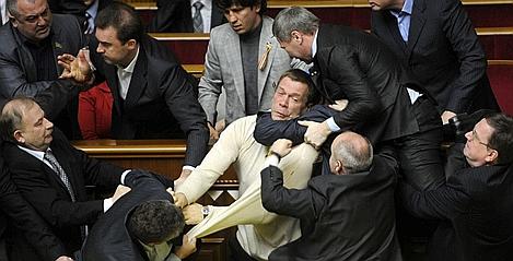 Chaos parlement Ukraine