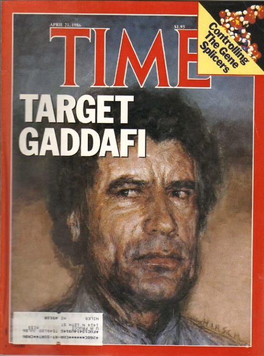 Time, Gadafi