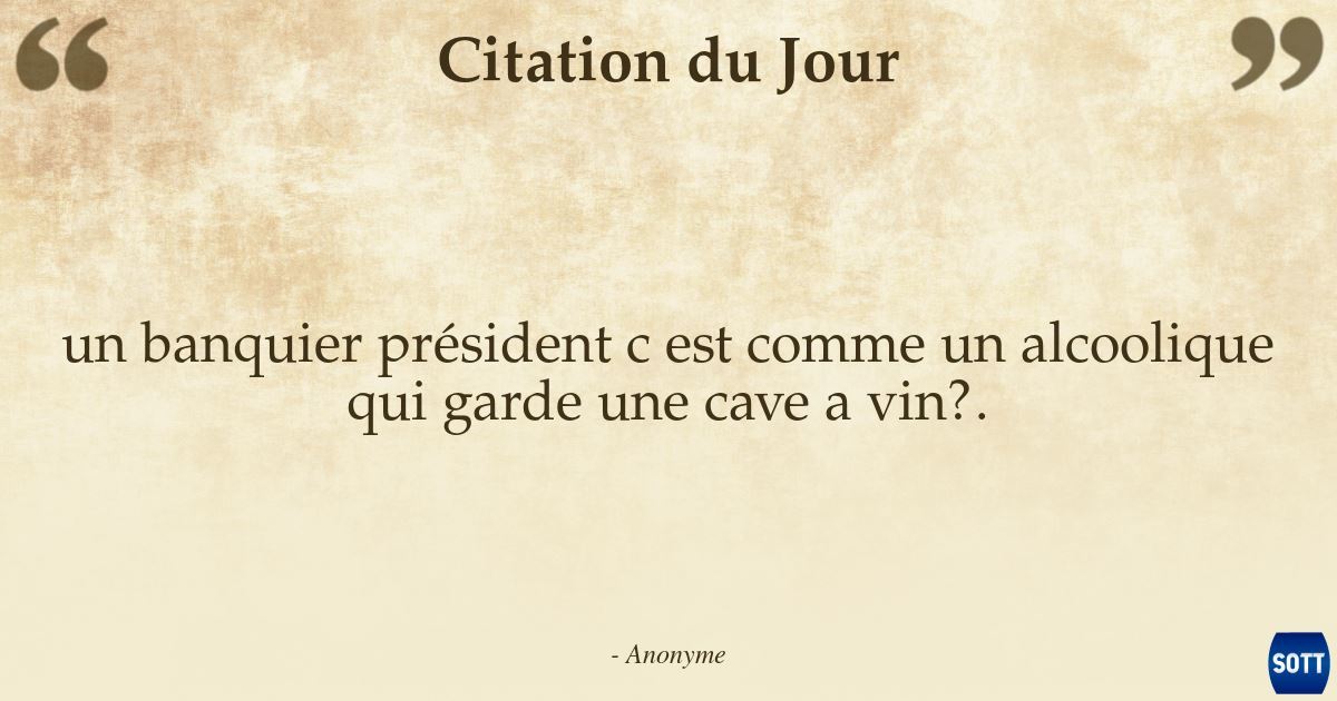 Citation du Jour