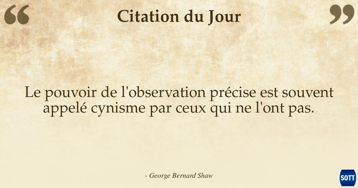 Citation Du Jour Sott Net