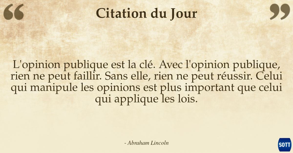 Citation Du Jour Sott Net